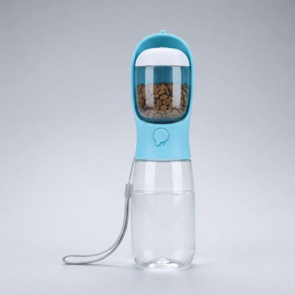 Portable Dog Water Bottle and Food Container